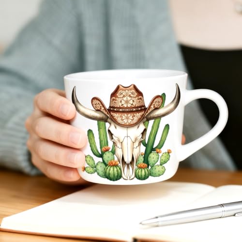 Peacoblue Western Cowboy, Flowers Rub On Transfers Sticker for Craft - style: Western Cowboy Elements with Flowers