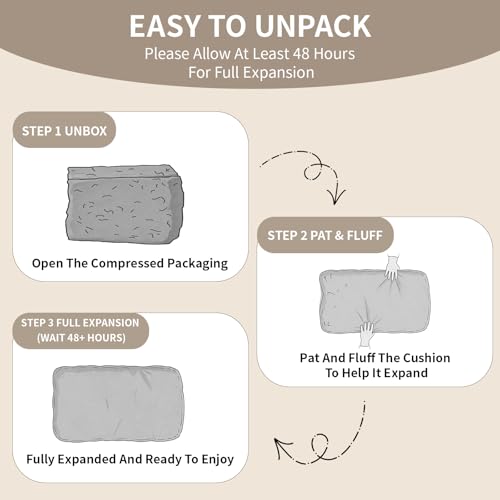 1 Pack Couch Back Cushion Replacement - size: 28"x18"x6"-1 Pack