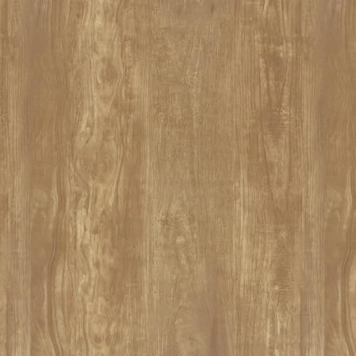 CAX Brown Wood Grain Contact Paper Peel and Stick Wallpaper Kitchen Counter - color: Brown, size: 17.3" x 118"