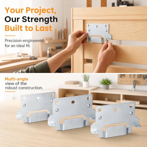 116791 Mounting Plate Replacement for IKEA Bed Frame Brackets (6 Pack)