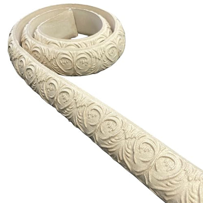 WoodUBend Trim 0020IE.1 100x4cm Heat Bendable & Flexible Wood Trims - DIY Craft, Furniture & Home Decor - Easy to Apply & Paint - Versatile, Reusable & Durable - size: 100x4cm