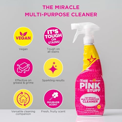 Stardrops The Pink Stuff Multi-Purpose Cleaner | Removes Grease | For Kitchens & Bathrooms | Pack of 2 - size: 25 Fl Oz (Pack of 2)