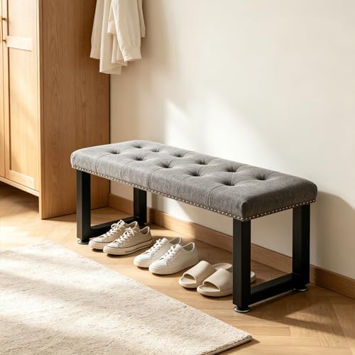 16" Metal Bench Legs Coffee Table Legs,16x11.8 Inch,Set of 2 - size: 16 '' U Shape