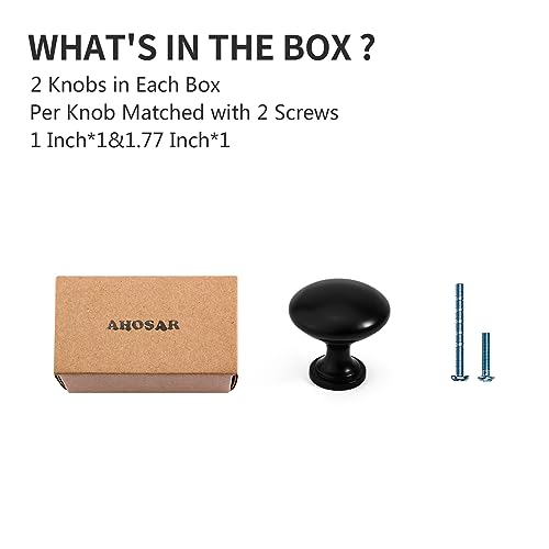 Kitchen Cabinet Knobs and Pulls Matte Black Drawer Knobs Single Hole Closet Door Knobs Dresser Handles Furniture Knobs,2 Pack - color: Matt Black, size: 2 Pack, style: Modern