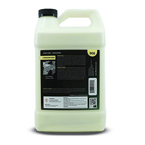 3D Carnauba Wax – Liquid Brazilian #1 Grade Wax for Deep Gloss & UV Protection | Easy Application | Safe on All Paint | Non-Staining Formula | Made in USA | 1 Gallon - size: 128 Fl Oz (Pack of 1)