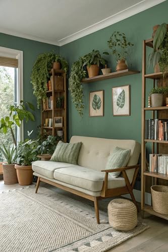 Dimoon 590''x17.7'' Green Peel and Stick Wallpaper Contact Paper Modern Self Adhesive Wall Paper Removable Renter Friendly Textured Solid Color Shelf Cabinet Vinyl Roll (590''x17.7'',Dark Green) - color: Dark Green, size: 17.7" x 590"