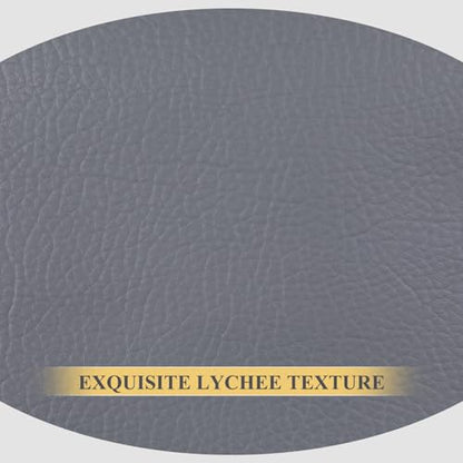 Faux Leather 0.7mm Upholstery Fabric by the Yard 55x72 Inch Gray - color: Gray, size: Pre Cut 2 Yard