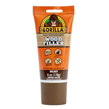 Gorilla 107084 All Purpose Wood Filler, 8-oz. Tub - Quantity 1