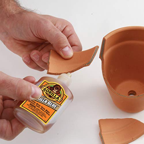 Gorilla Original Gorilla Glue, Waterproof Polyurethane Glue, 2 Ounce Bottle, Brown, (Pack of 1) - size: 2oz