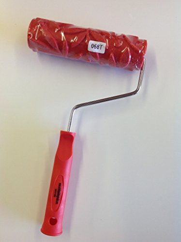Decorative Art Texture Roller - 7" Roller (Artsy Leaf Pattern) - color: Artsy Leaf Pattern