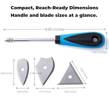 Contour Scraper Tool with 3 Shaping Heads