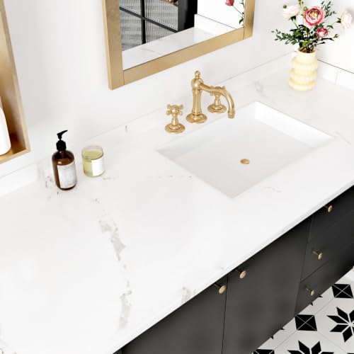 Matte White Marble Contact Paper Peel and Stick Marble Countertop - color: White, size: 15.7" x 78.7"