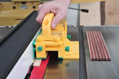 MICROJIG GRR-RIPPER GR-100 Pushblock With Handle Bridge Kit Accessory, Yellow