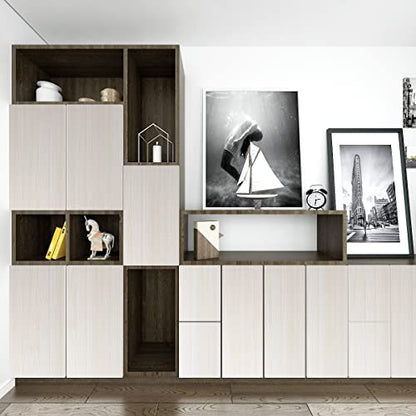 Livelynine Light Wood Grain Peel and Stick Wallpaper 15.8x197 Kitchen Cabinet Wallpaper Peel and Stick Waterproof Contact Paper for Countertops White Desk Covering Counter Covers Dresser Vinyl Wrap - size: 15.8" x 197"