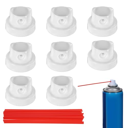 Paint Sprays Can Nozzles Caps Extension Plastic Sprays Can Straw Nozzle Repair Replacement Spray Paint Cap and Nozzles Extensions Kit for Home Garden