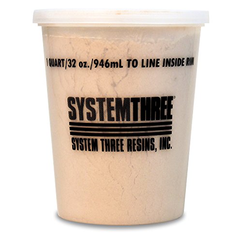 System Three Wood Flour, 1 Qt Tub, Brown - size: 1 quarts