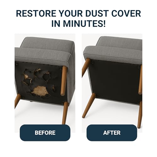 House2Home Black Upholstery Fabric Dust Cover 36 Inch - size: 36-Inch x 3-Yard
