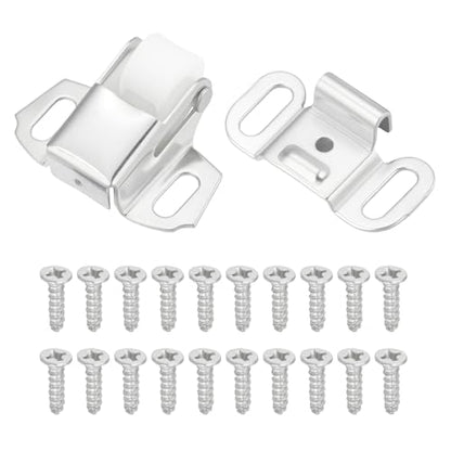 5pcs Single Roller Catch with Screws for Overlay Cabinet Door