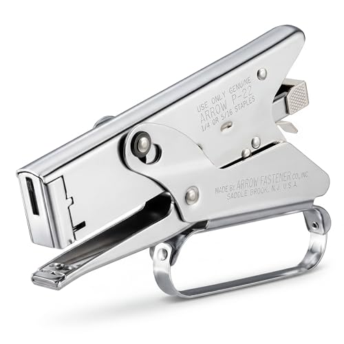 Arrow Fastener P22 Heavy Duty Handheld Plier Stapler for Crafts, Office, and Insulation, Uses 1/4-Inch and 5/16-Inch Staples (Pack of 6) - size: Medium (Pack of 6)