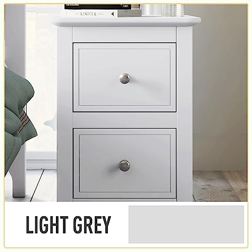 DWIL Acrylic Wood Paint for Furniture - Semi-Gloss Paint Suitable for Wood Surface Renovation, Water-Based All match Paint, Non-Toxic & Odorless, Eco-Friendly & Healthy (32oz with Tools, Light Grey) - color: Light Grey