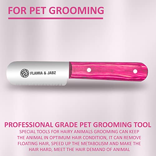 FJ Professional Stripping Knife, Right handed, 3 inch blade (Stainless Steel) (Medium, Pink) - color: Pink, size: Medium