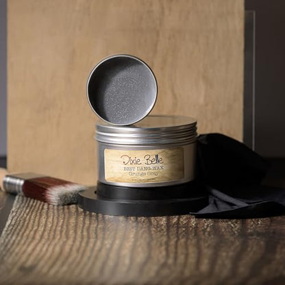 Dixie Belle Paint Company - Best Dang Furniture Wax - Grunge Gray (4oz) - color: Grunge Gray, size: 4 Ounce (Pack of 1)