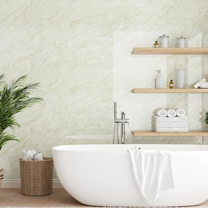 Beige Marble Countertop Peel and Stick Waterproof Contact Paper