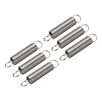 METALLIXITY Extension Spring (0.4x4x20mm/0.016"x0.16"x0.79") 10Pcs - size: 0.016"x0.16"x0.79"