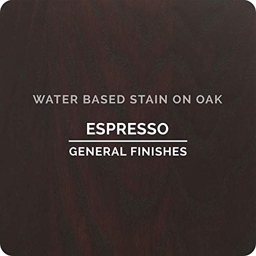 General Finishes Water Based Wood Stain, 1 Quart, Espresso - color: Espresso, size: 1 Quart