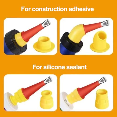 19pcs/22pcs, Plastic & Stainless Steel, Reusable Caulking Injection Nozzle Kit, Ergonomic Design, Professional Tool Set