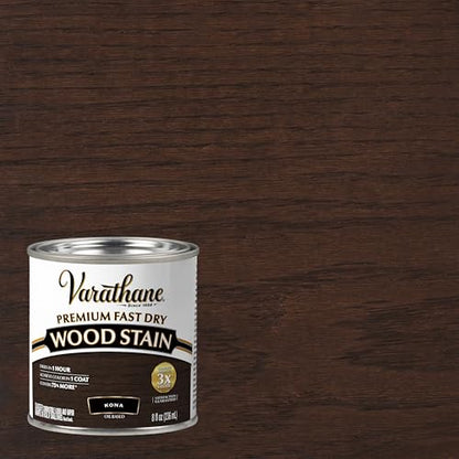 Varathane Premium Fast Dry Kona Wood Stain - color: Kona, size: 0.25 Quart (Pack of 1)
