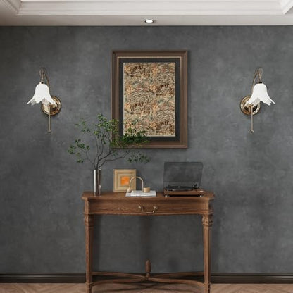 3yecao Grey Concrete Wallpaper Peel and Stick Gray Concrete Contact Paper - color: Light Blue Grey, size: 16" x 591"