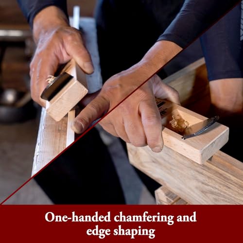 SUIZAN Kanna Japanese Wood Planer 1.7" Single Blade - Hand Block Plane - size: 1.7 inch (42mm) 1-Blade
