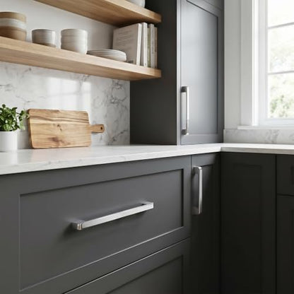 Polished Chrome Cabinet Pulls 4 Inch Polished Nickel Cabinet Pulls - color: Polished Chrome, size: 5 Inch (128 mm) Hole Centers