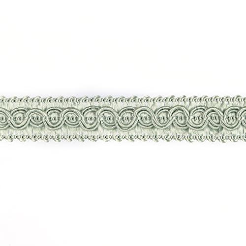 6.5 Yard Handmade Basic Trim,0.59" Diameter Gimp Braid-Blue - color: blue, size: 6.5