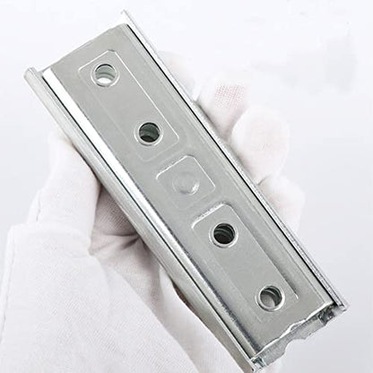 4.7 Inch Headboard Fixing Brackets, Panel Wall Mount Interlocking Hangers, Heavy Duty Sofa Connector, Universal Metal Interlocking Connector for Sofa, Bed, Furniture (2 Pair)