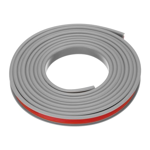 uxcell U-Shape Edge Banding, 9.8ft x 14mm TPE Self-Adhesive Veneer Edging, Plywood Edge Trim Flexible Furniture Edge Protector for Countertop Cabinet Shelf Repair(Grey) - color: Gray, size: 14mm