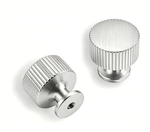 20-Pack Knob Polished Nickel Cabinet Pulls Cabinet Pull is Suitable for Drawers Dressers Handles Kitchens Bathroom cabinets - color: Polished Nickel, size: 1 Inch(25mm) Diameter