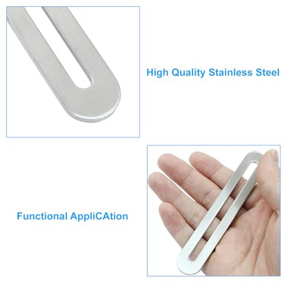 Adjustable Flat Mending Plate 110mm/4.33 Inch 8 Pcs - size: 110mm/4.33 Inch,Silver