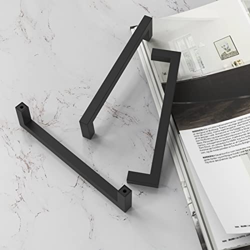 Matte Black 7-9/16 Inch Cabinet Handles, 30 Pack Cabinet Pulls - size: 7-9/16inch(192mm) Hole Center