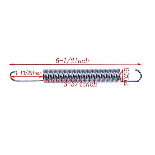 Yoogu 6-1/2 inch Replacement Recliner Sofa Chair Bed Tension Springs| 2 PCS - size: 6-1/2 Inch 47 Turns