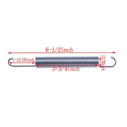 Yoogu 6-1/2 inch Replacement Recliner Sofa Chair Bed Tension Springs| 2 PCS - size: 6-1/2 Inch 47 Turns