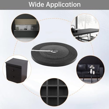 Melamine Edge Banding 3/4in * 328ft (1.9 cm * 100m) Black Shelf Adhesive - size: 3/4 inch * 328 ft (1.9 cm * 100M)
