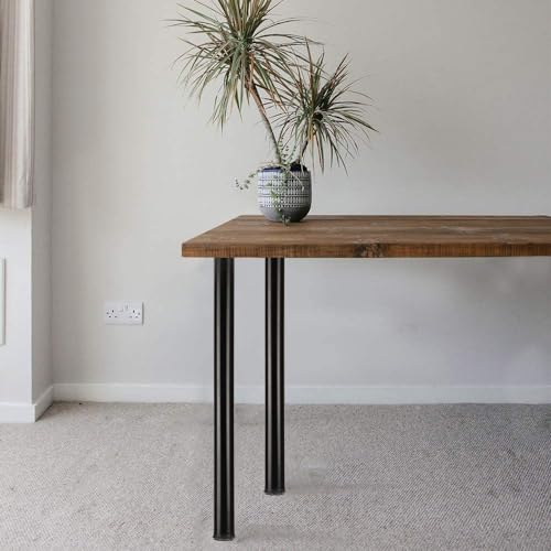 LCSDLHSY 28 Inch Metal Table Legs,with Adjustable Feet Pads,Black Set of 4. - size: 28 Inch