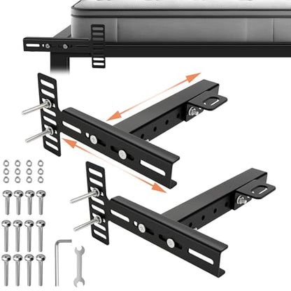 2 Pack Adjustable Headboard Brackets | Universal Headboard Brackets