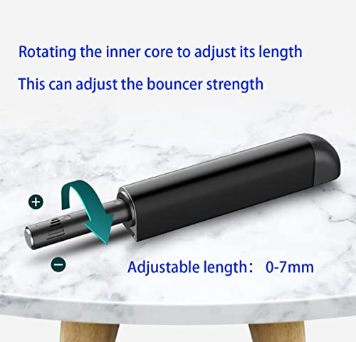 Qrity 4 Pack Push to Open Door Catch, Magnetic Touch Push to Open Door Latch, Magnetic Touch Catch Latch, Damper Buffer for Cabinet for Kitchen - size: 4 PCS