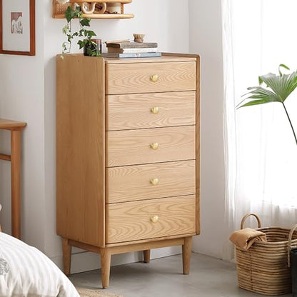 Malimali 10 Pack Brushed Brass Pebble Cabinet Knobs for Dresser Drawers - color: Brushed Brass