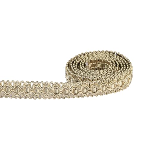 10 Yard 0.7 Inch Gimp Braid Trim, Bronze Gold - color: Bronze Gold