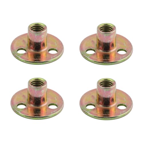 4PCS Furniture Installation Metal Board Hardware Bottom Plate for Securing Table/Chair/Sofa/Cabinet Leg