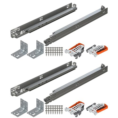 Blum Tandem Plus BLUMOTION Soft-Close Undermount Slides Kit, 18 in, 2-Pack - size: 2 Kits